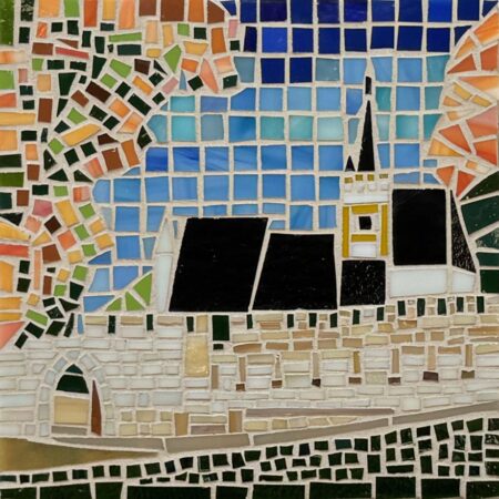 018 Harald Siedhoff "Ingelheim-Burgkirche mit Freilichtbühne"