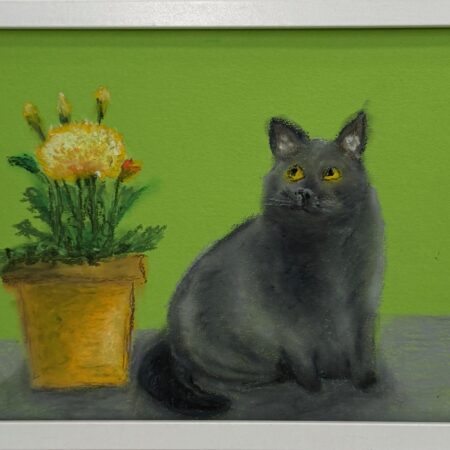 258 Danuta Galetzka "Die dicke Katze"