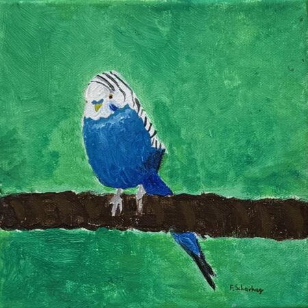 044 Franziska Scharhag "Wellensittich"