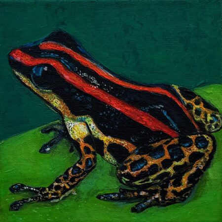 077 Agnes Meller "Frosch golden legs"